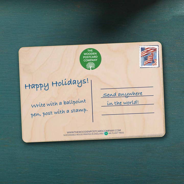 THE WOODEN POSTCARD COMPANY - Wholesale Everyday Greeting Card - Descent - Eco-friendly cards & magnets3