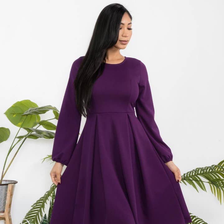 HH772R-S Midi Babydoll 3/4 Sleeve Dress and other Purchase Wholesale tt fcm01 002. Free Returns & Net 60 Terms on Faire trending on Faire.