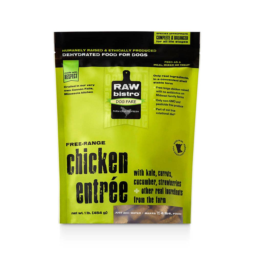 Raw Bistro Pet Fare - Wholesale Pet Food - Dog - 🐓 Raw Bistro Dehydrated Chicken Entrée for Dogs