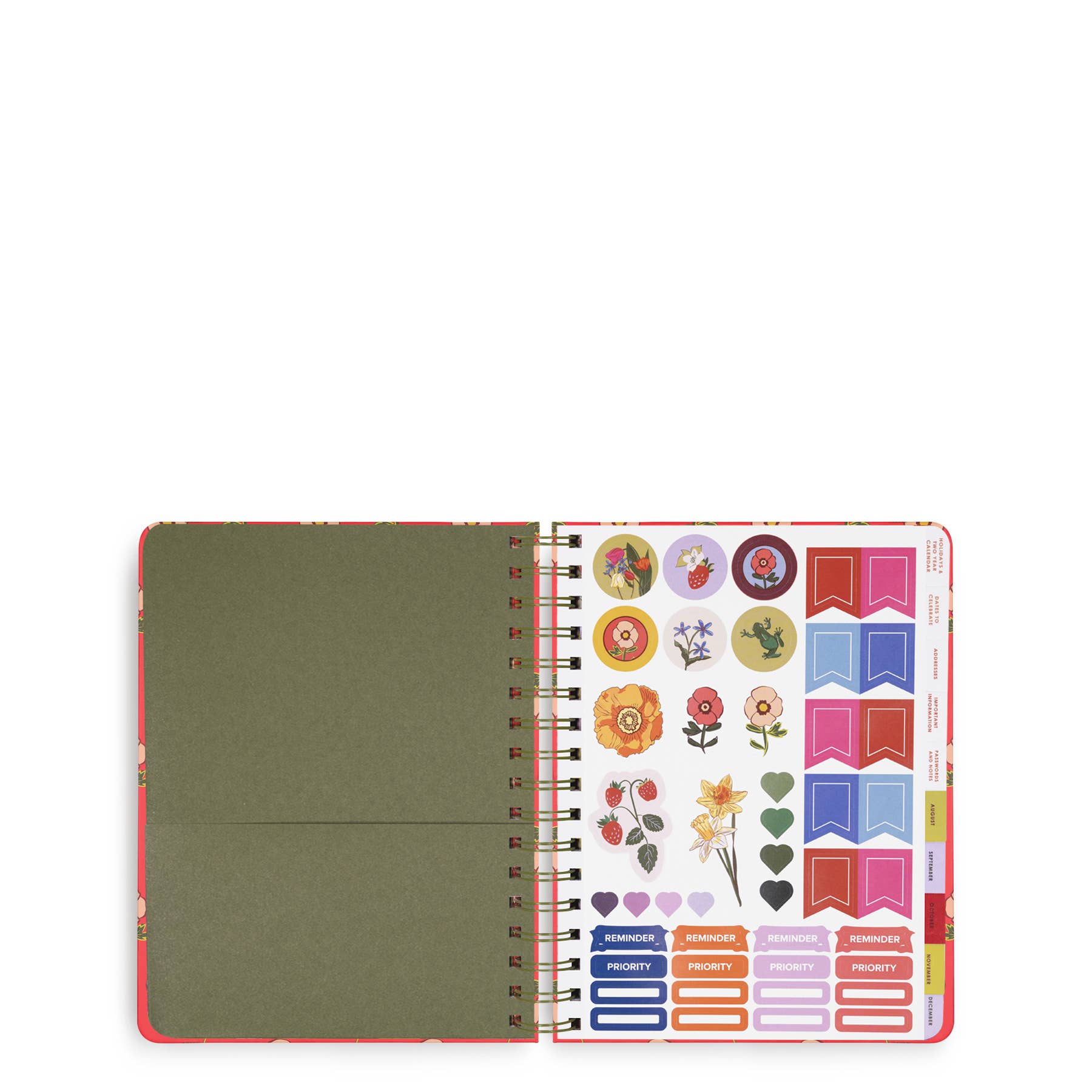 Vera Bradley by Lifeguard Press - Wholesale Planner - 17 Month Large Planner, Tiny Poppies3