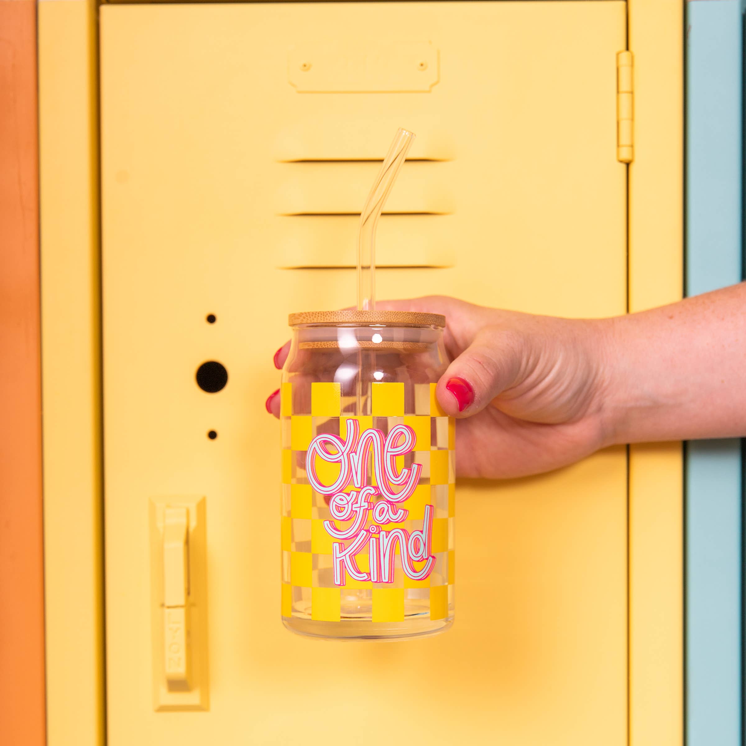 Talking Out of Turn - Wholesale Drinking Glass/Cup - Can Glass w/Lid + Straw (SALE!)25