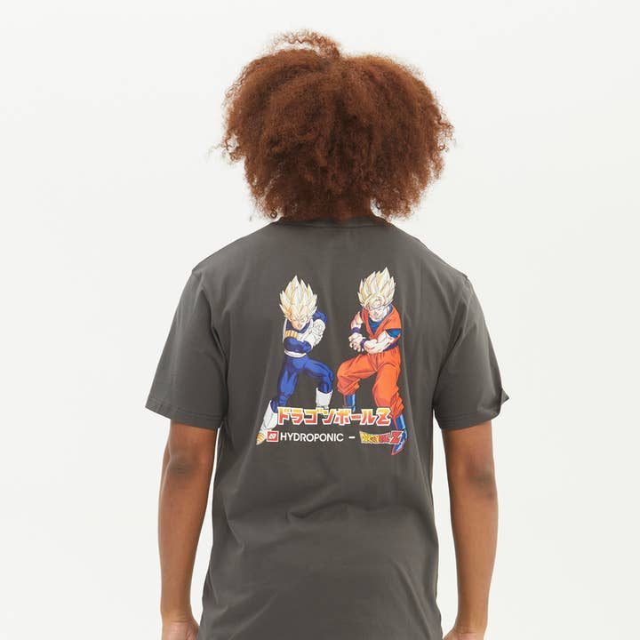 Castanho Camiseta Dragon Ball Z DBZ Saiyan 2 SS para venda a revendedores na Faire1