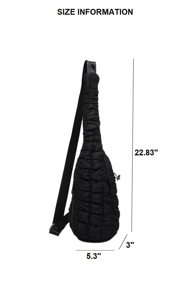 Vanilla Monkey – Engroshandel Crossbodytaske - Dame – Quiltet Puffy Crossbody slyngetaske7