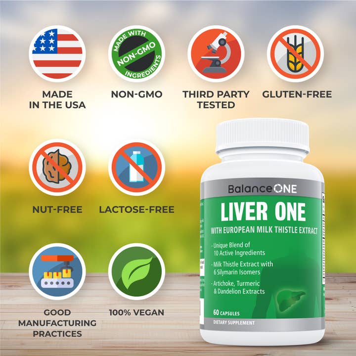 Balance One Supplements - Wholesale Oral Supplement/Vitamin - Liver One – Comprehensive Liver Support with Milk Thistle9