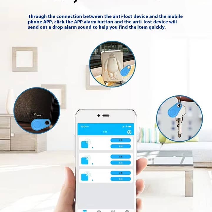 My Wholesale Warehouse - Wholesale Keychain - Unisex - Generise 'Found It' Compact Bluetooth GPS Tracker Tag for Health & Beauty Enthusiasts5