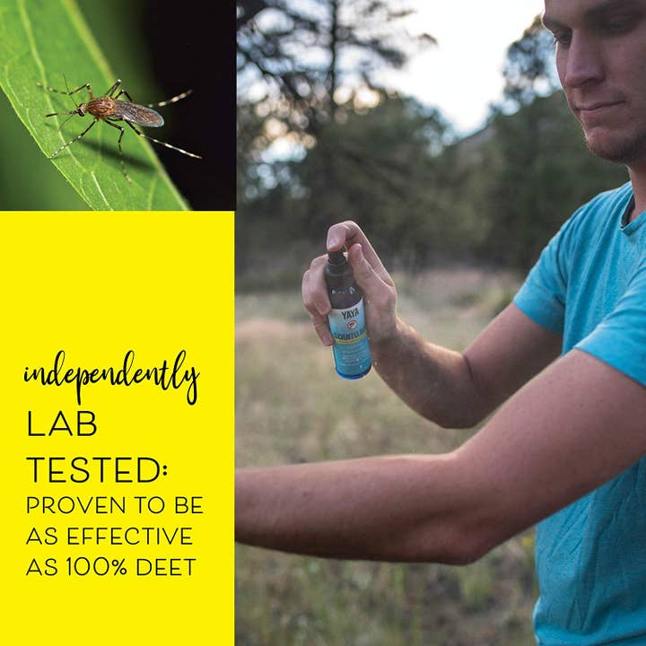 YAYA Organics - Wholesale Insect Repellent - Squito Ban All-Natural Mosquito Repellent - 4 oz.