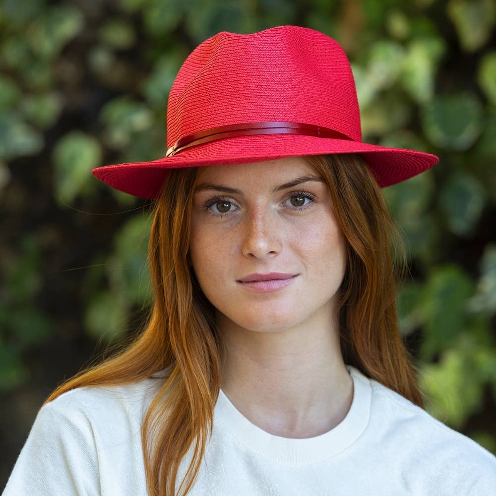 TRAVAUX EN COURS... - Wholesale Straw Hat - Unisex - PAPER HAT leather link28