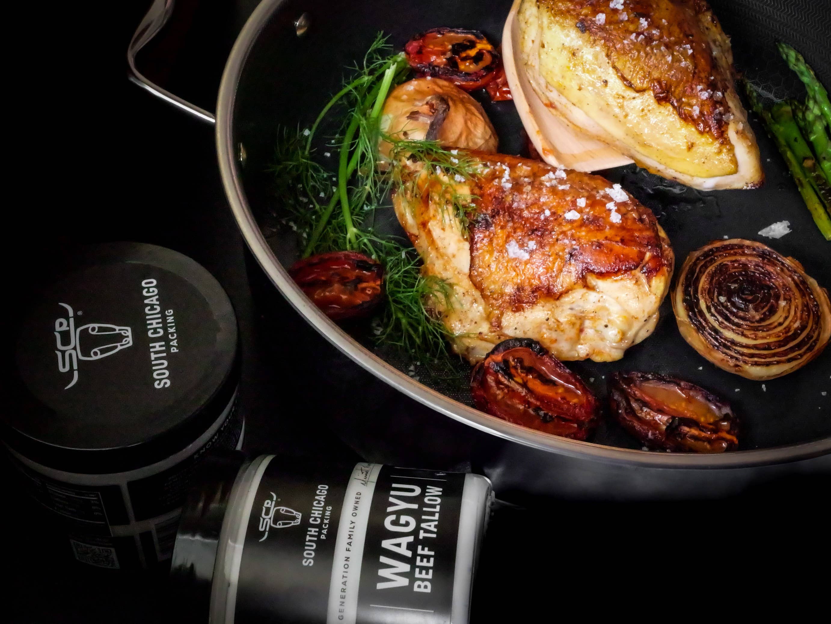 South Chicago Packing - Wholesale Cooking Oil - Wagyu Beef Tallow 11.5 Oz Glass Jar - Case (6 Units)4