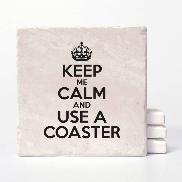 Versatile Coasters Canada - Wholesale Coasters - Keep Calm Coasters0
