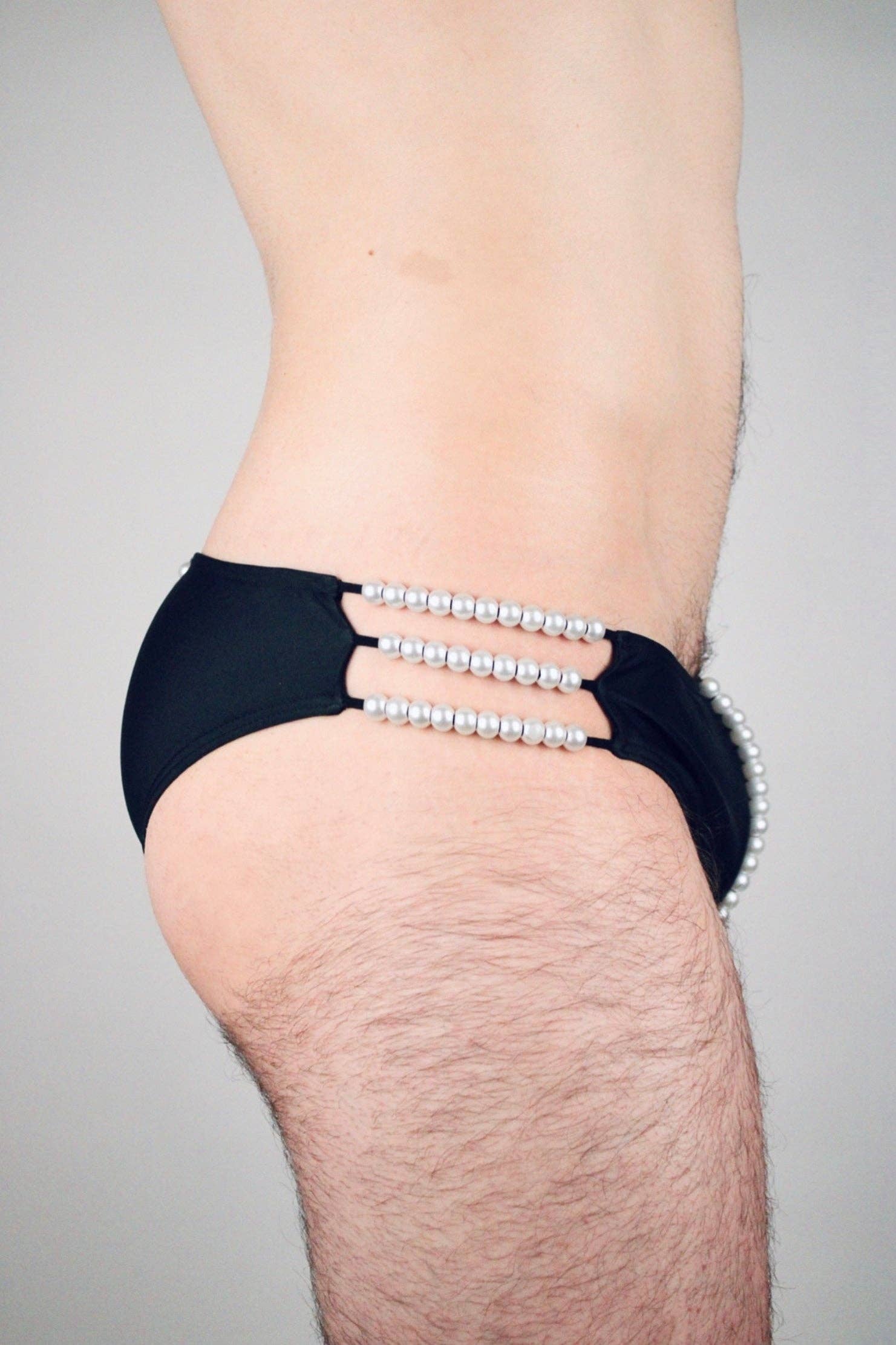 Black Pearl Swim Brief for wholesale on Faire2
