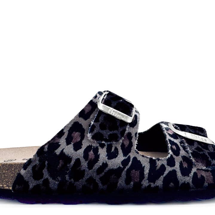 thies 1856 ® Sandalo Rec Velvet Leo vegano grigio leo per la vendita all'ingrosso da parte di thies