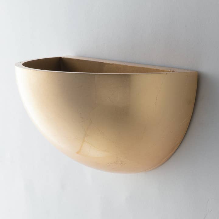 Gruppo F.T - Vendita all'ingrosso Applique - MORTIZ wall lamp in plaster with gold and silver leaf finish (1xE27)6