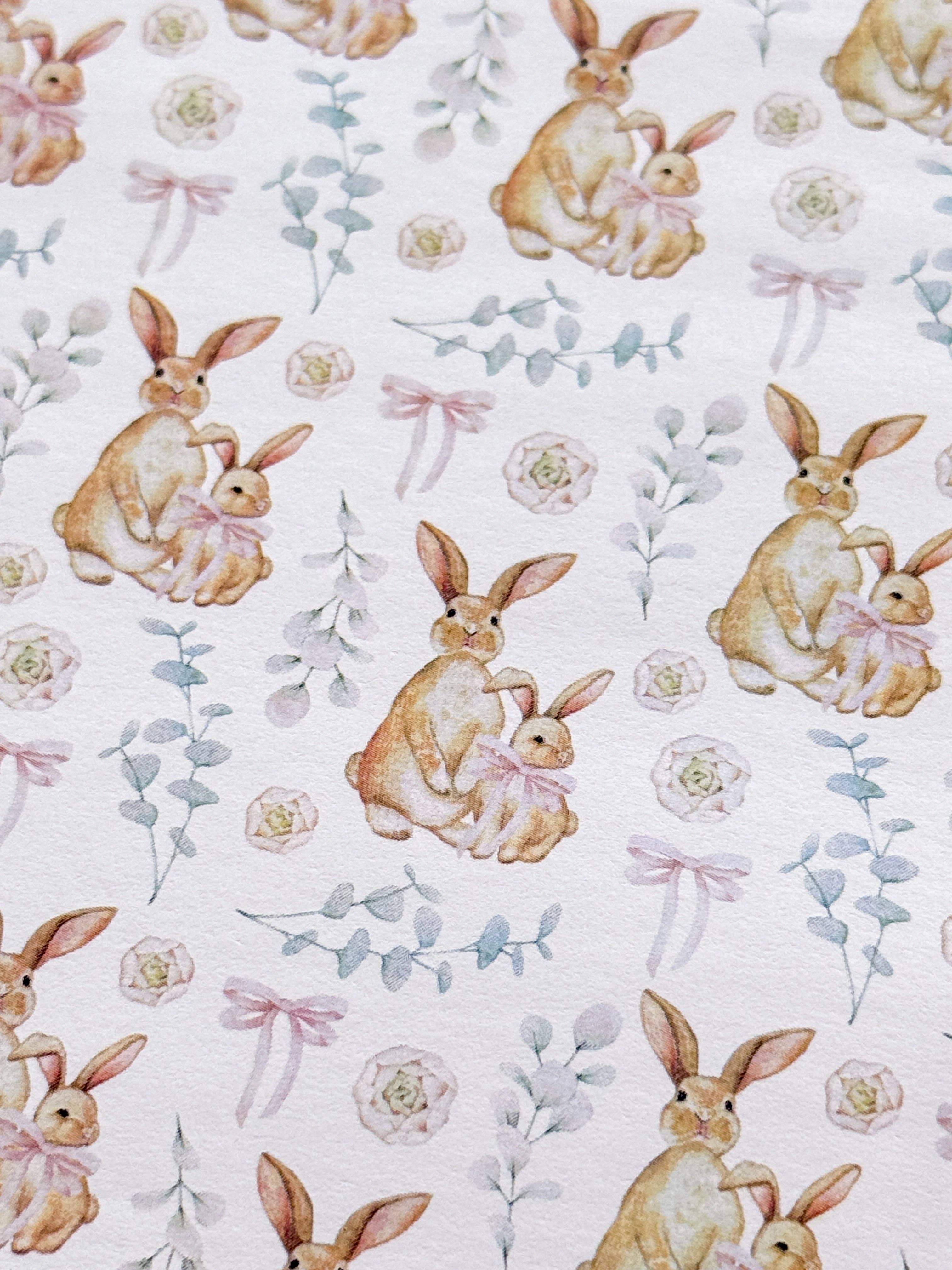Tera Clay – wholesale Craft tool – Transfer Paper 467 Easter Bunny Coquette | Image Water Transfer3