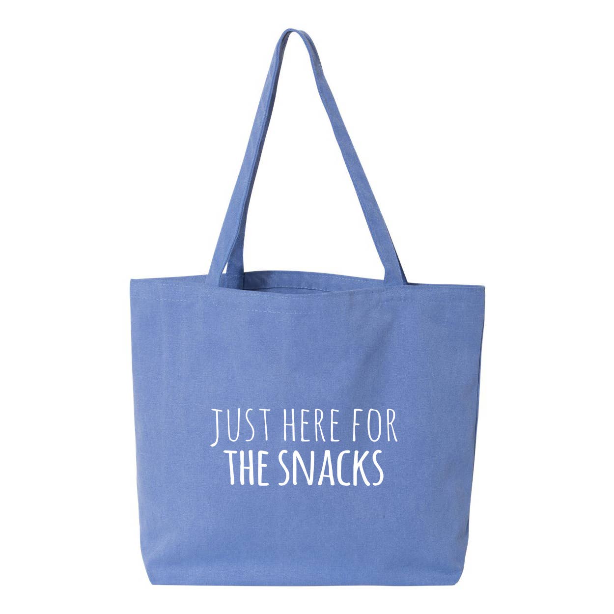 Moonlight Makers - Venta al por mayor Bolsa de asa- Mujer - Super bolsas de lona divertidas Just Here For The Snacks