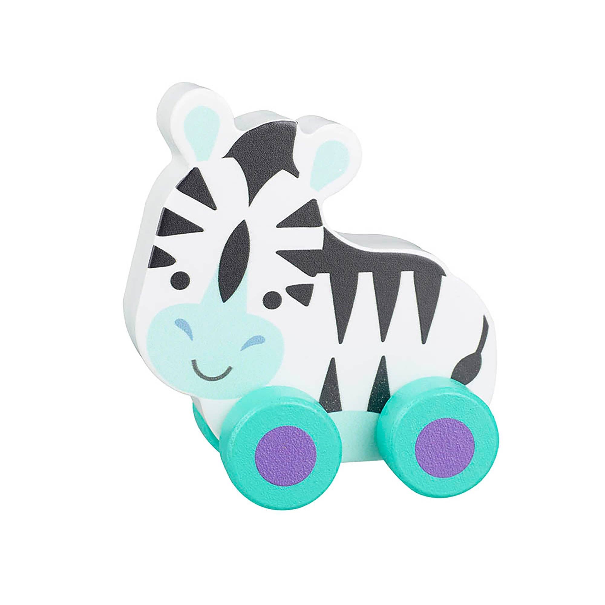 Orange Tree Toys – wholesale Wood toy – Child – Zebra First Wooden Push Toy0