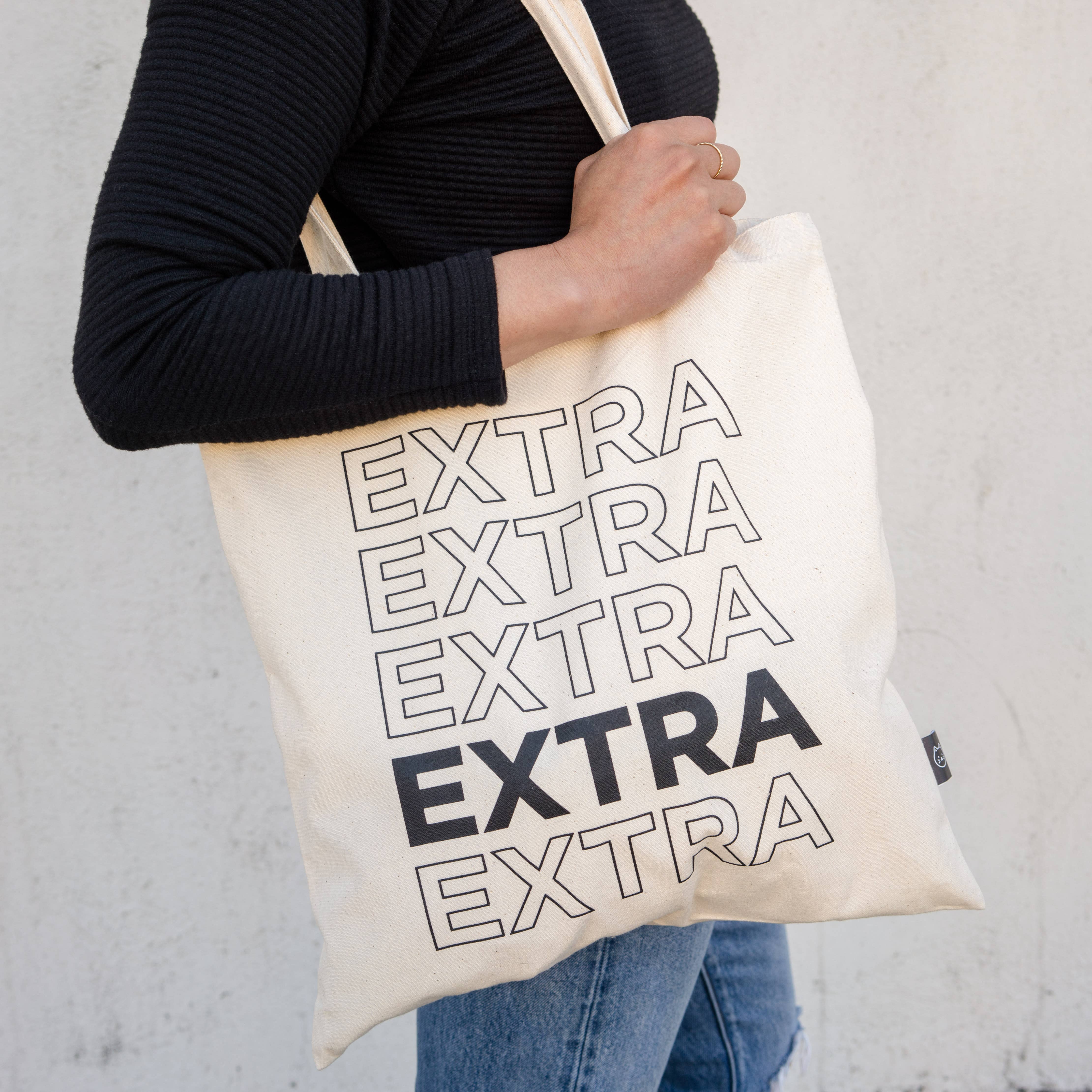 Natural Extra Tote Bag for wholesale on Faire1