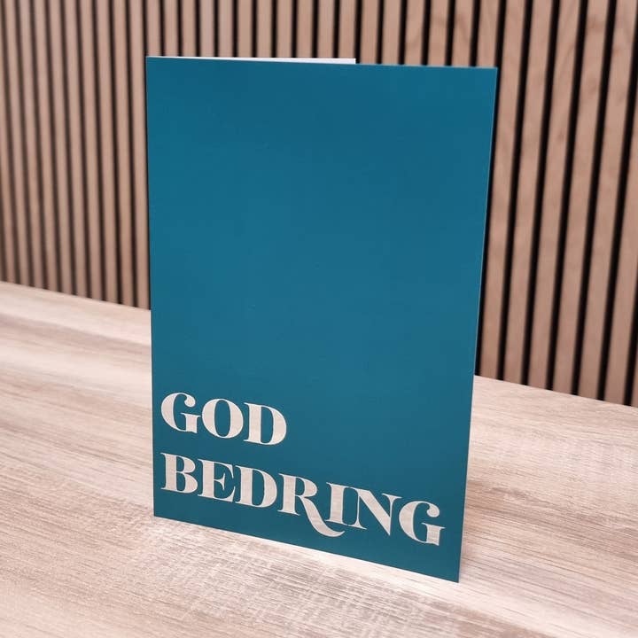 Que te mejores - Petróleo (Tarjeta de papel aluminio) para venta al por mayor de Kortspecialisten