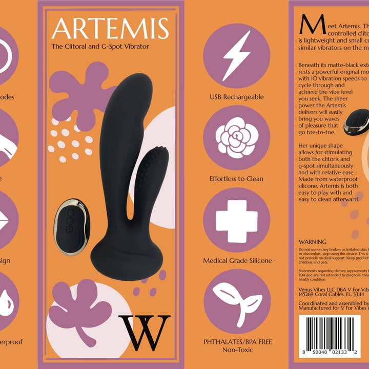 V For Vibes - Wholesale Seksspeeltje - Artemis - Clit & G-spot vibrator op afstand6