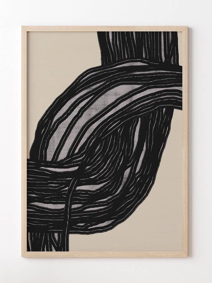 Trace abstrakten modernen Kunstdruck (nummeriert) für den Großhandel von MAISON CHARLOT