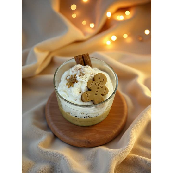 Studio Rein - Wholesale Jar/Filled Candle - Gingerbread Soy Wax Candle2