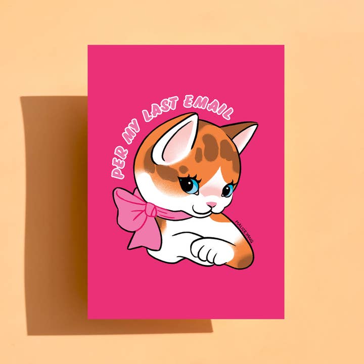 Per Meine Letzte E-Mail Mini-Druck für den Großhandel von Alice Yang