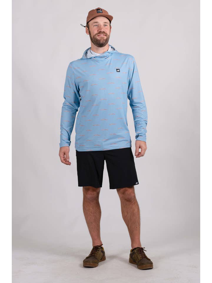 Belong Designs - Wholesale Hoodie - Men's - Men's Ascent UPF50 Sun Hoodie