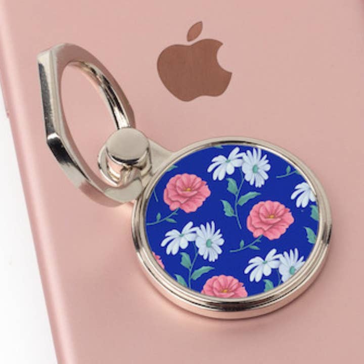 Porte-bague rond pour téléphone portable entièrement personnalisable pour la vente par GiftWorksPlus