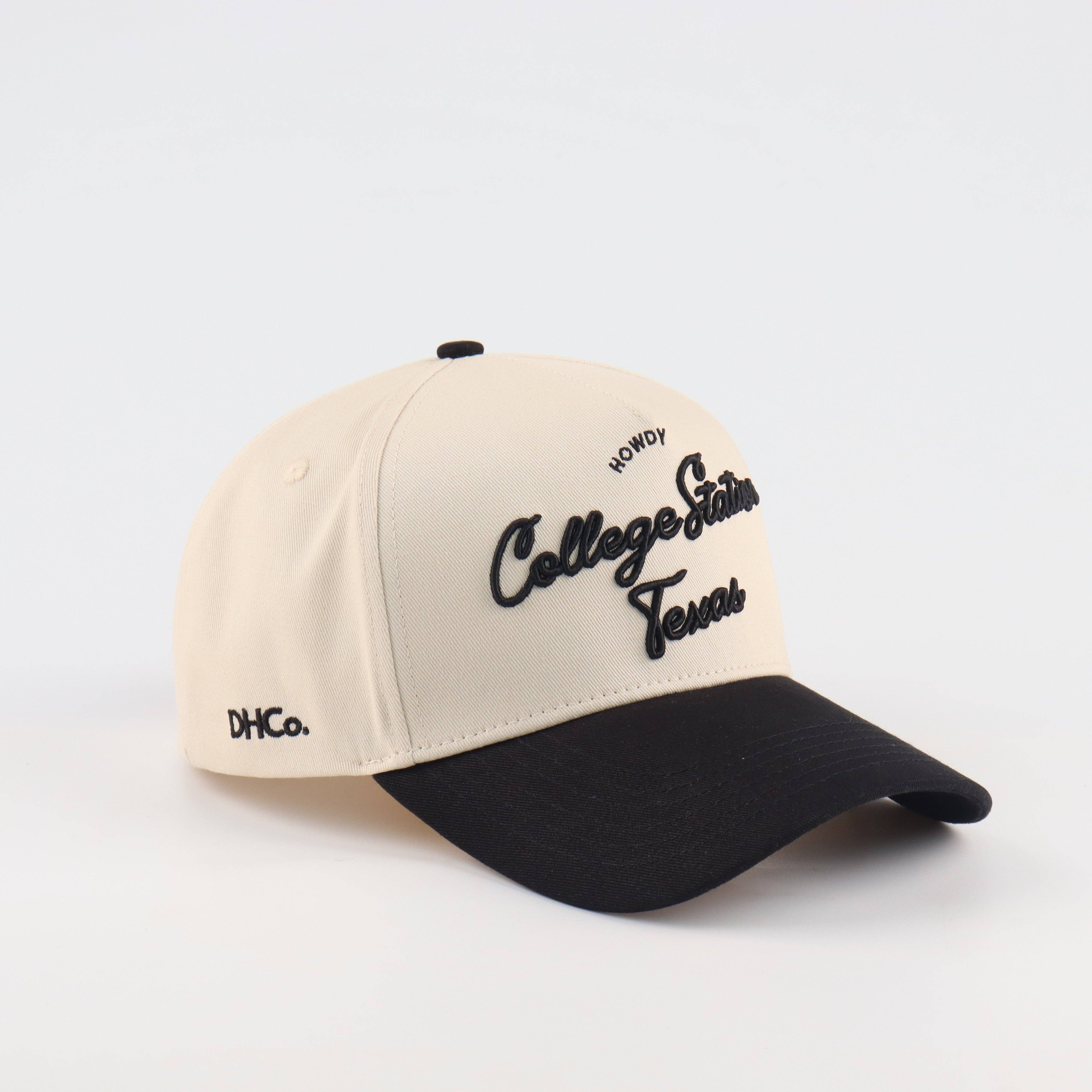 The "College Station" Script Hat for wholesale by Destination Hat Co.