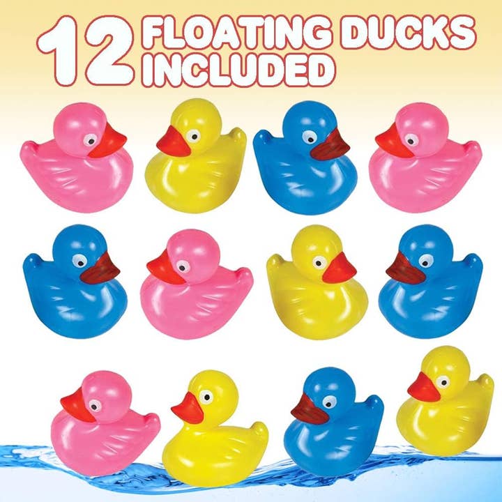 Toyarina - Wholesale Bath Toy - Baby - Rubber Duck Squirt Kids Toys - Assorted