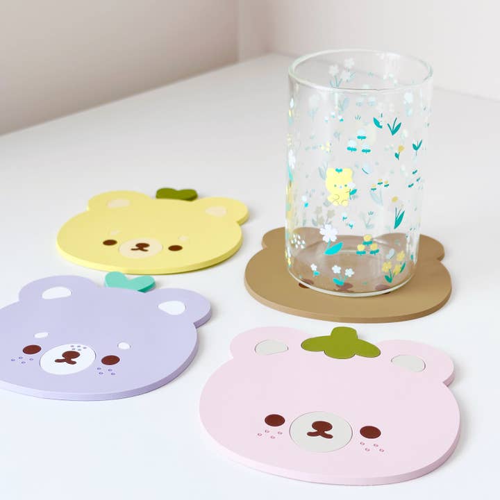 Fujibee - Venta al por mayor Posavasos - Set de posavasos de goma3