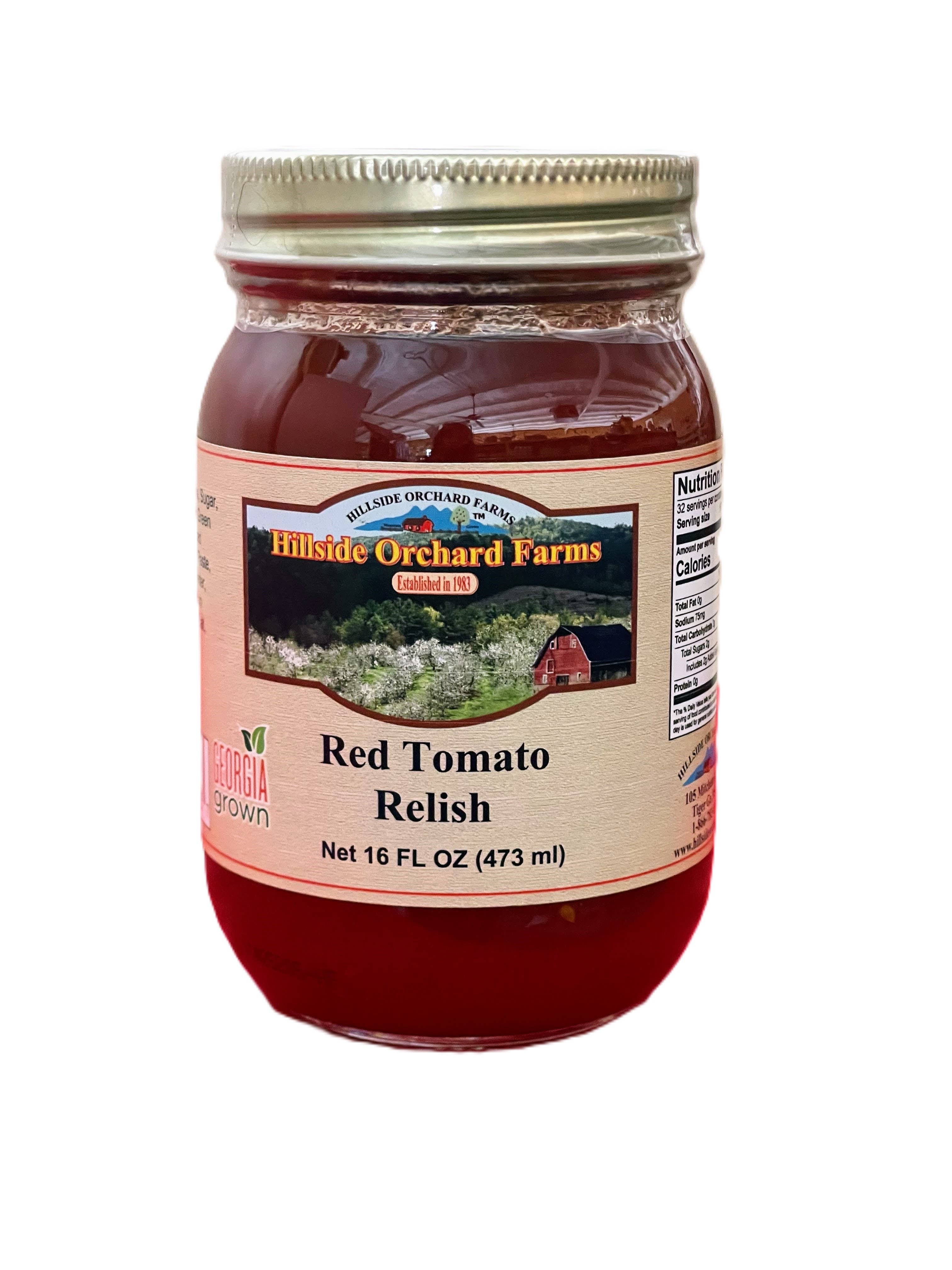 Hillside Orchard Farms - Wholesale Relish - Red Tomato Relish0