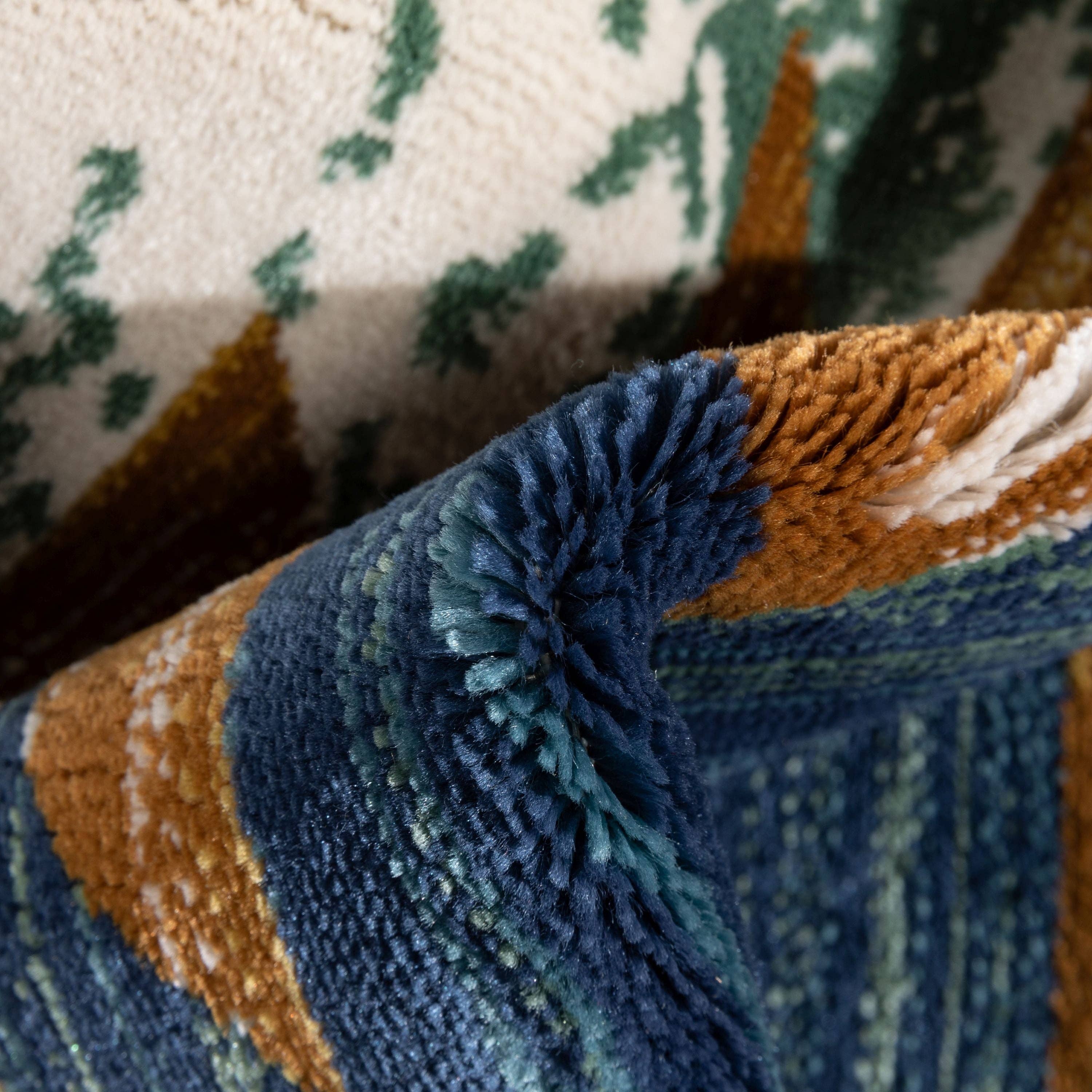 Well Woven – wholesale Matta – Lea Blå Traditionell Sydvästra Tribal Matta4