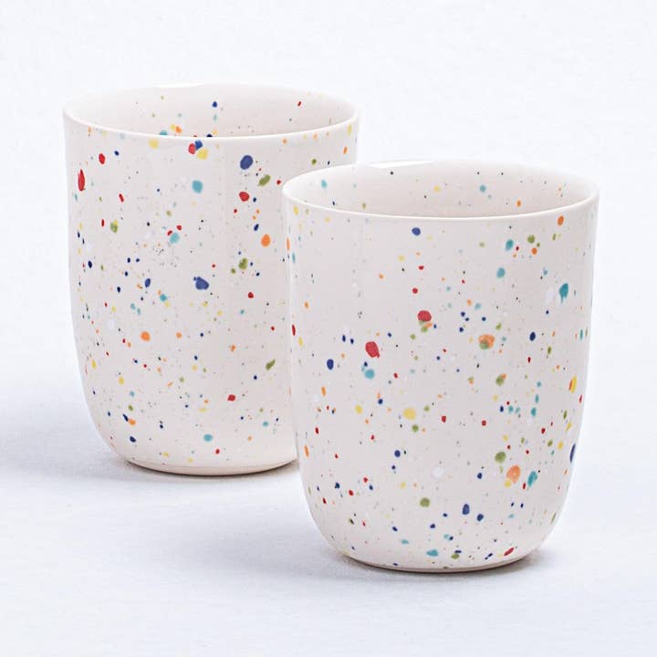 New Party - Vaso mediano (220 ml), color blanco para venta al por mayor de Egg Back Home