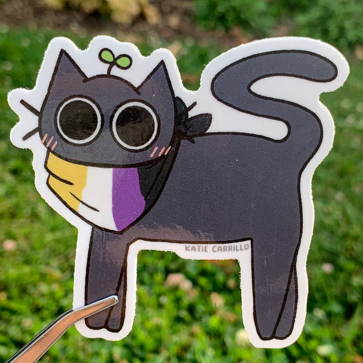 Katie Carrillo - Wholesale Sticker - Pride Cat Stickers6