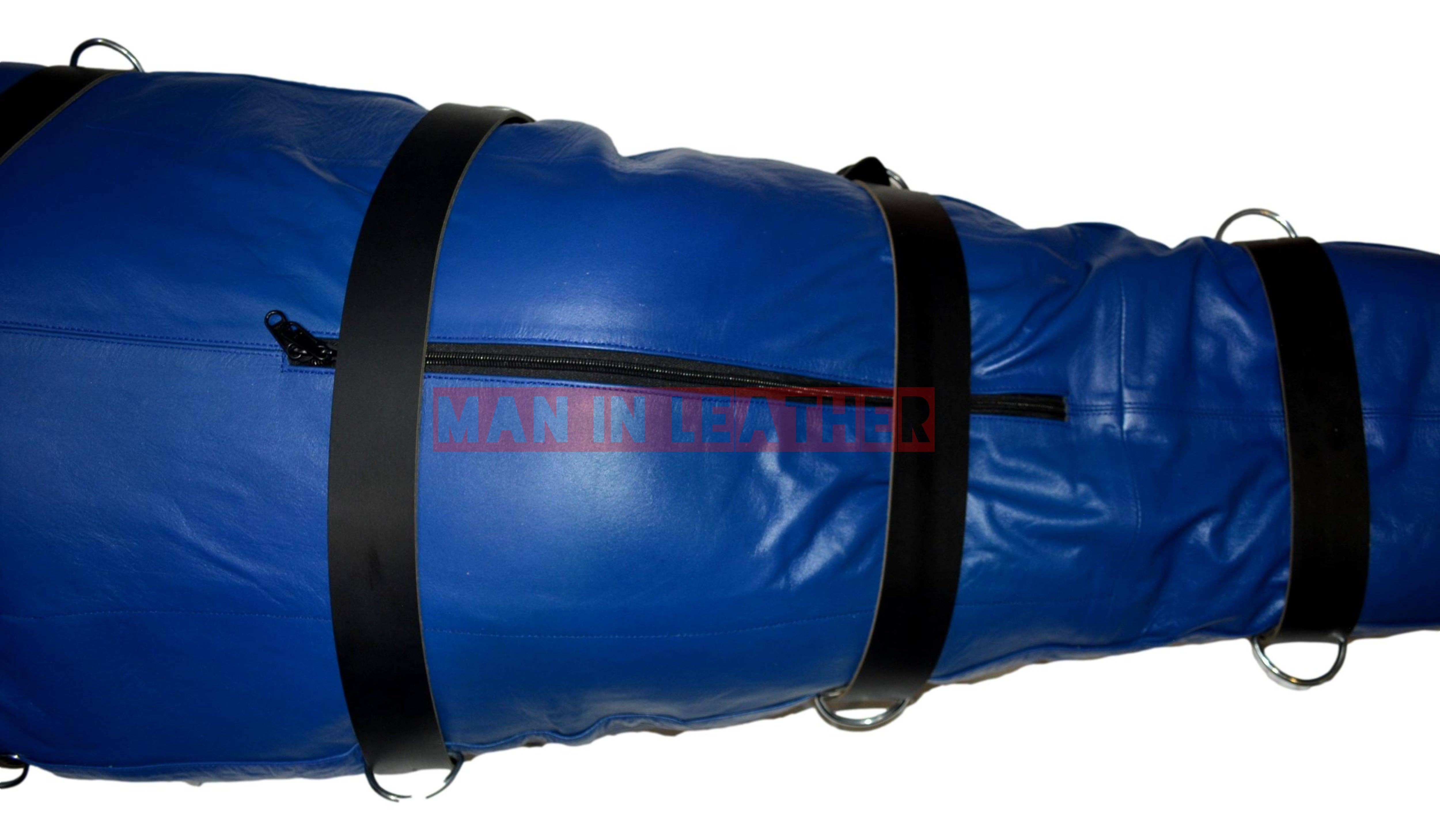 Meninleather - Vendita all'ingrosso Sacco nanna - Neonati - Borsa bondage Sacco a pelo in vera pelle di mucca con restrizioni Sacco a pelo in pelle premium12