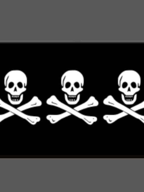 JOLLY ROGER, aimant, bouton, drapeau de pirate, barbe noire, crâne pour la vente par Ba Ba Buttons