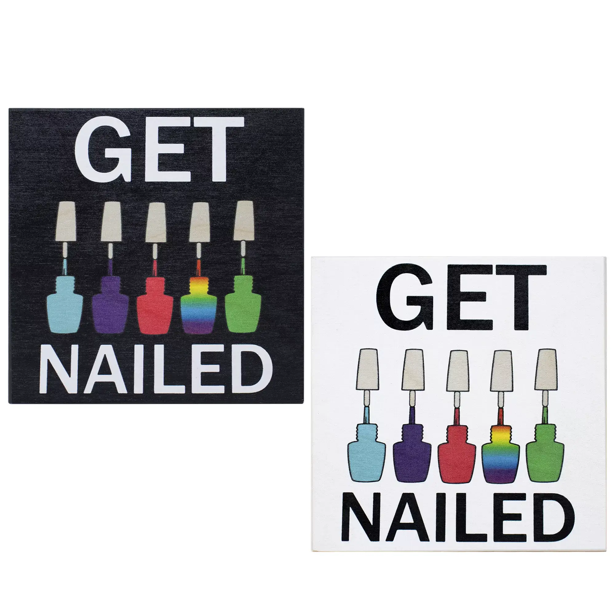 JennyGems - Wholesale Desk/Tabletop Sign - Funny Nail Salon White Decor, Manicurist Gifts8