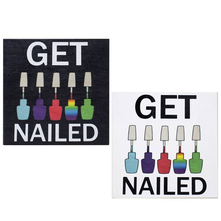 JennyGems - Wholesale Desk/Tabletop Sign - Funny Nail Salon White Decor, Manicurist Gifts8