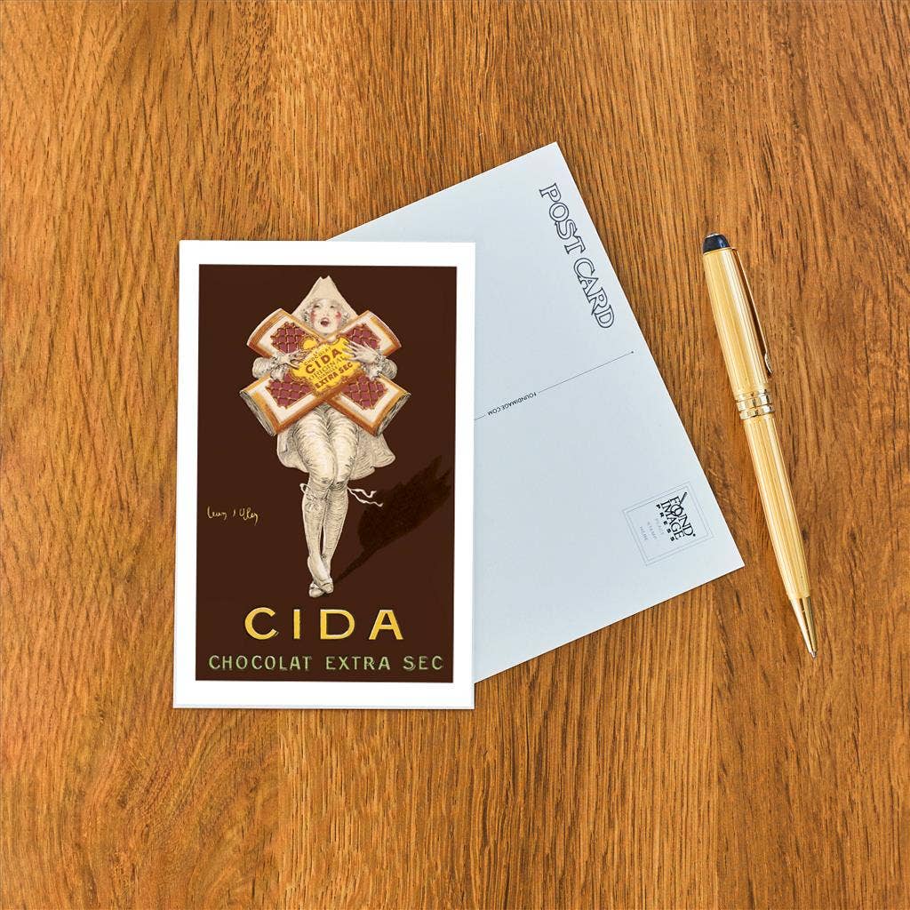 Found Image Press - Wholesale Postcard - Postcard FO-84 Cida Chocolate, Graphics1