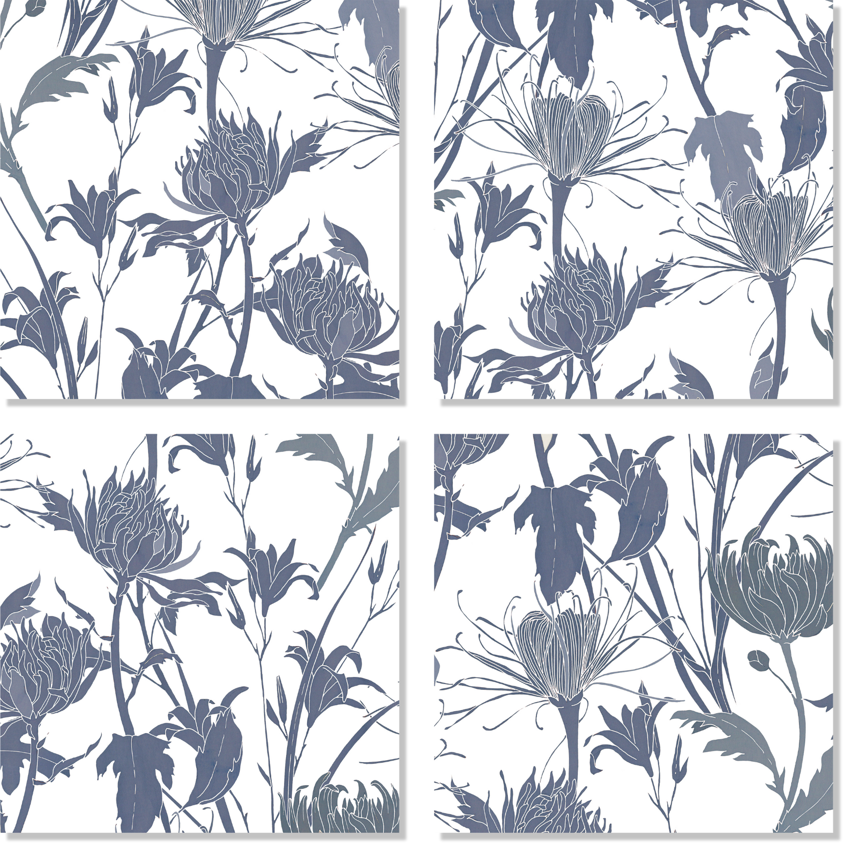 The Napking - Wholesale Dinner & Cloth Napkin - Set of 4 Premium Linen Napkins «Akiko» 100% Made in Italy0