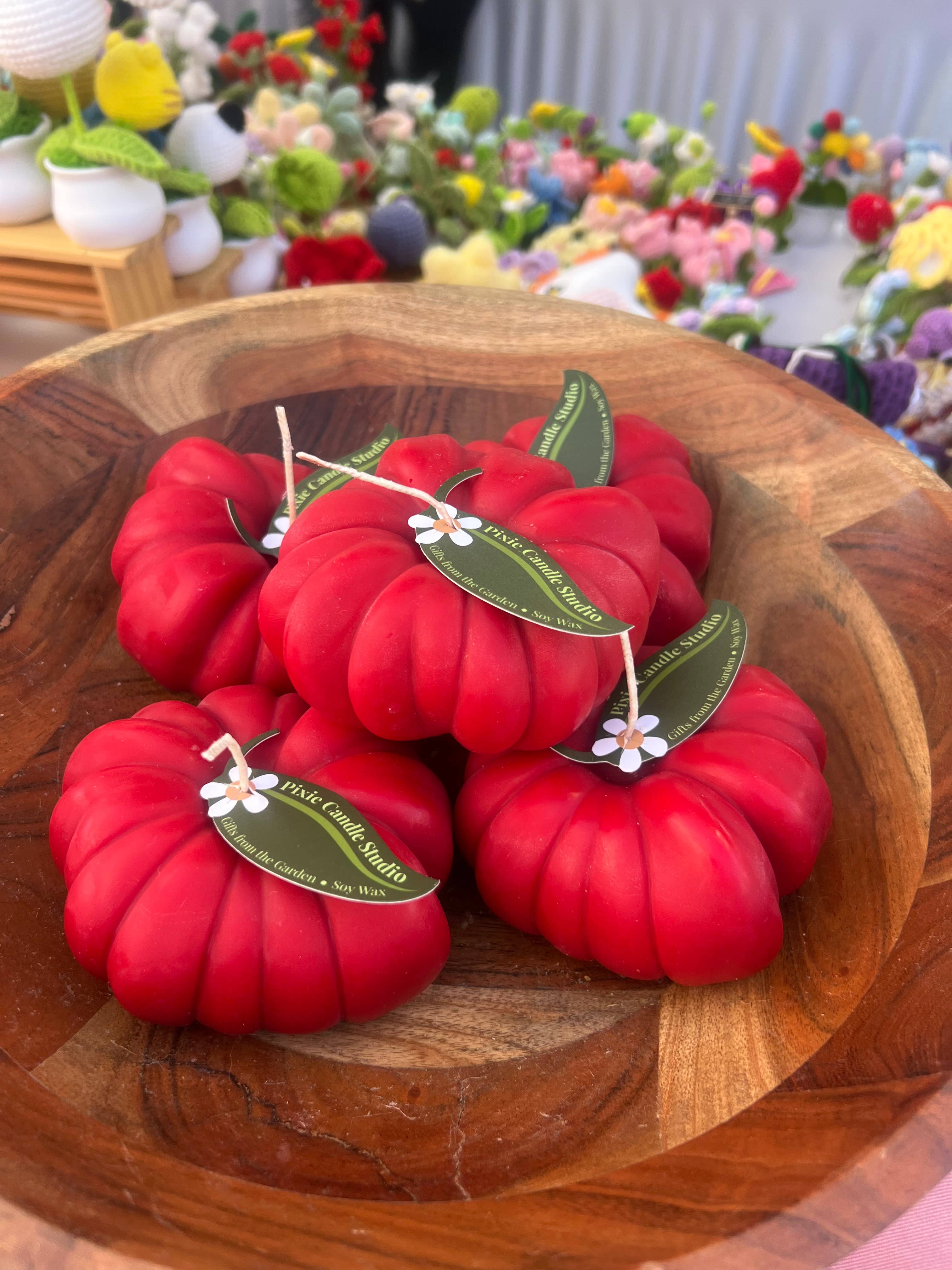 Pixie Candle Studio - Wholesale Novelty Candle - Tomato Candle2