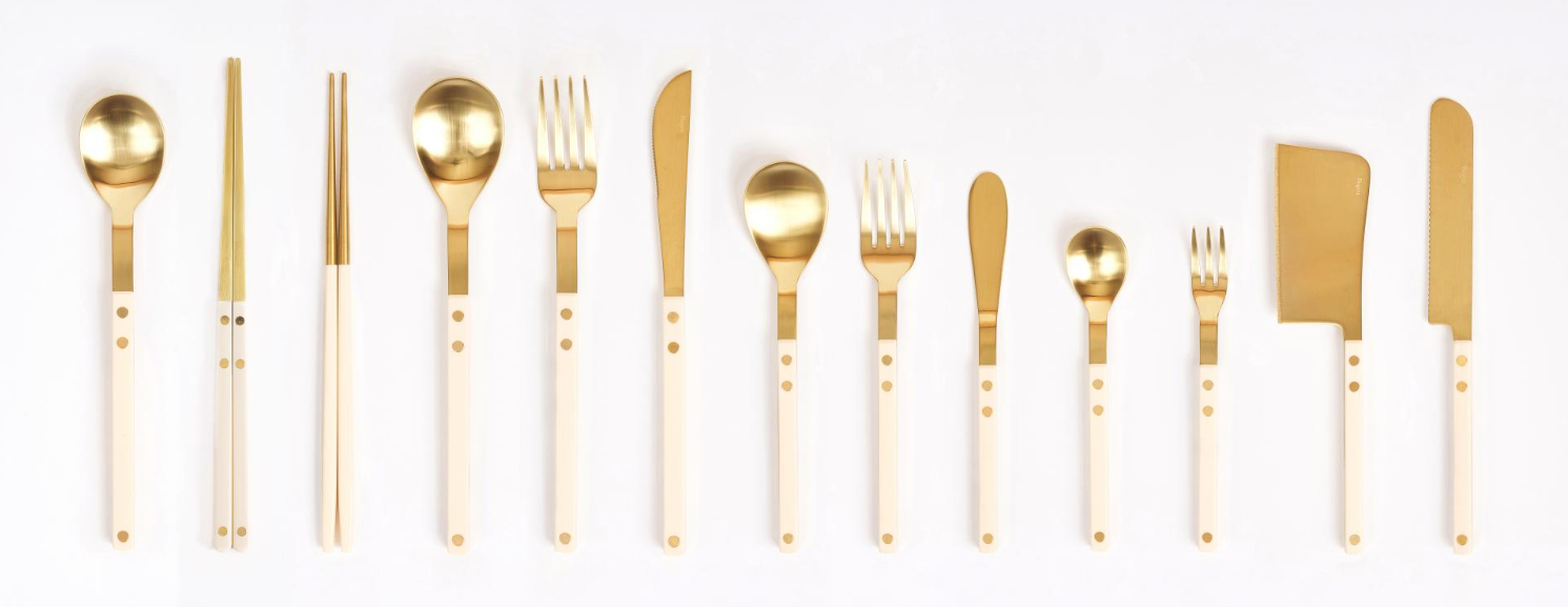 Korea Table - Wholesale Table Fork - [BOGEN] Sentier Gold Tea Fork - Tea Spoon1