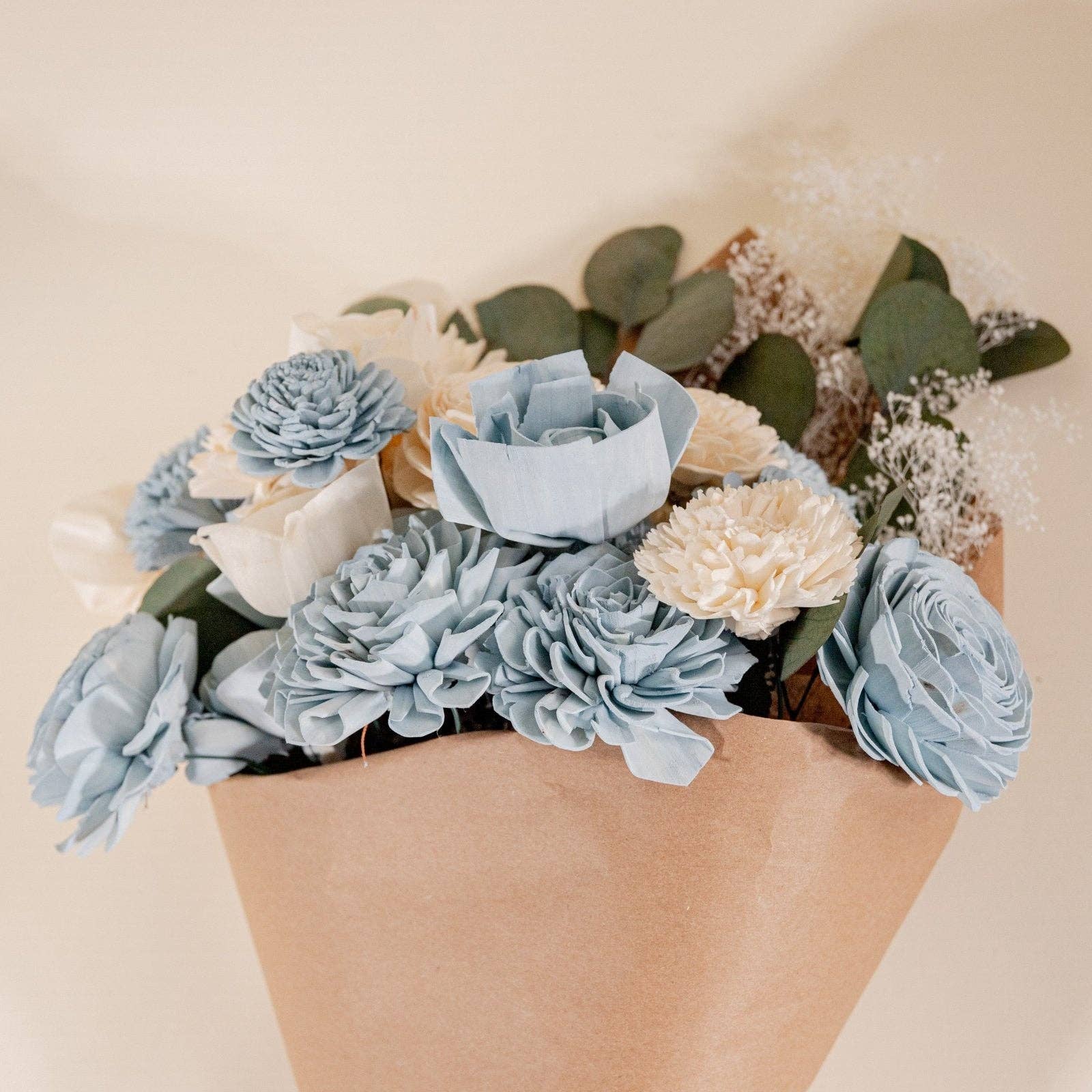 Sola Wood Flowers - Wholesale Artificial Flowers - Serene Loose Flower Finished Bouquet4