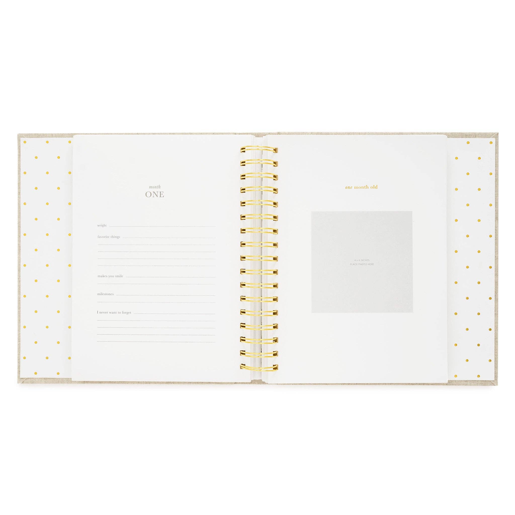 Sugar Paper - Vente Livre de souvenirs – enfant et bébé - Livre pour bébé, Petit pois noir et crème9