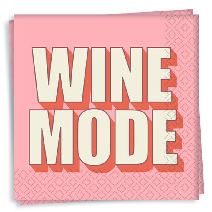 Wine Mode Cocktail Napkin for wholesale by Twilight Collection