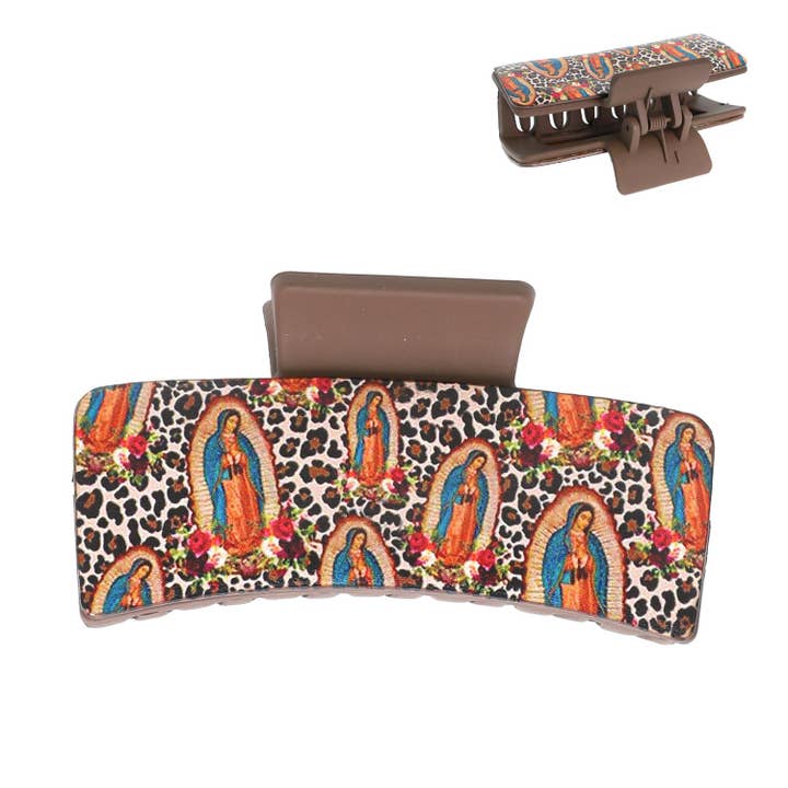 SP Sophia Collection - Wholesale Hair Clip - Women's - Western Lady Guadalupe Cheetah Claw Hair Clip