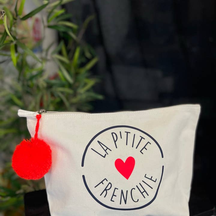 Toiles Chics - Vendita all'ingrosso Beauty case - Donna - Borsa da toilette XL Ecru «La Petite Frenchie»