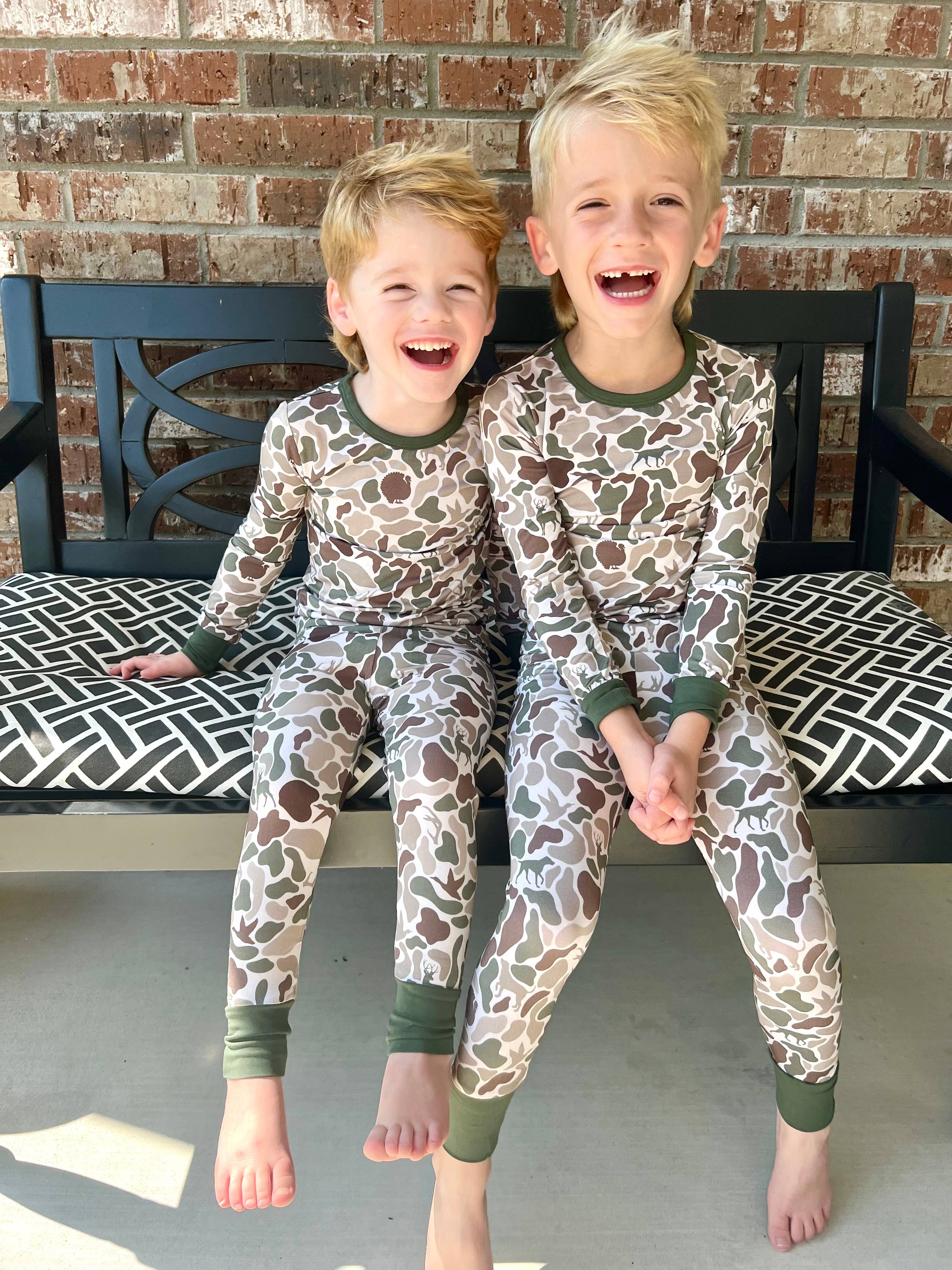 Southern Refinery – Engroshandel Pyjamasæt - Børn – camo, jagt, bambus pyjamas5