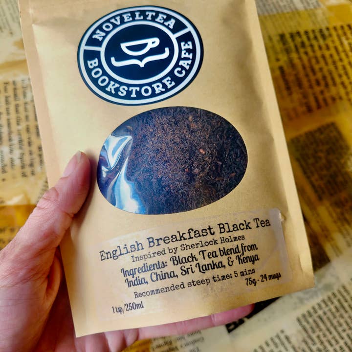 NovelTea Bookstore & Gifts - Wholesale Loose Tea - Sherlock Holmes Inspired - English Breakfast BLACK TEA4