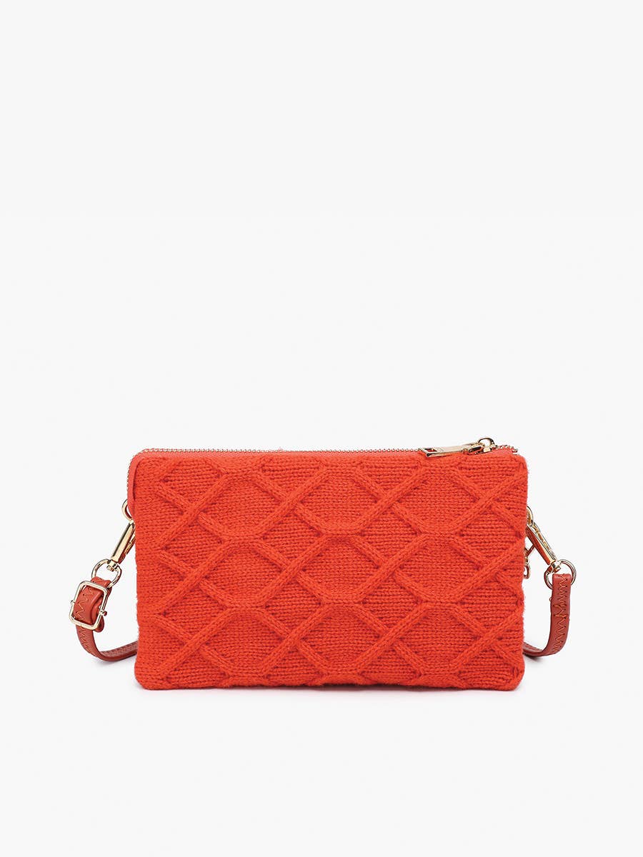 Jen & Co. - Vendita all'ingrosso Borsa a tracolla - Donna - M013SW Riley Sweater a 3 scomparti a tracolla/borsa da polso5